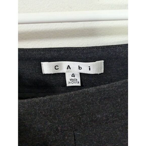 CAbi Audrey Pant Gray Side Zip Stretch Slacks Pants Style 967 - Size 4 - Picture 8 of 10